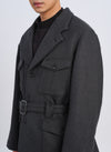 Marzotto Wool Single Breasted Soft Hunting Blazer