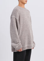 Hand Stitch Polyester Velet Knitted Pullover