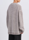 Hand Stitch Polyester Velet Knitted Pullover