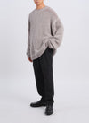 Hand Stitch Polyester Velet Knitted Pullover