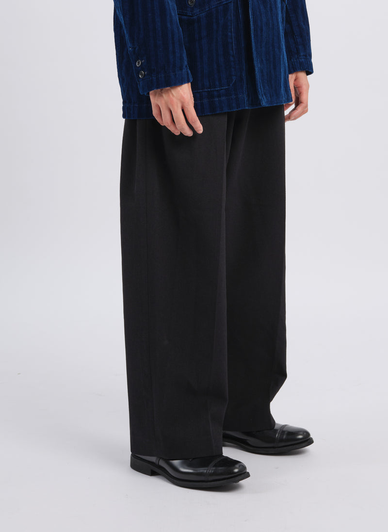 Solotex Garbardine (Work) Pleated WidePants (P-17)