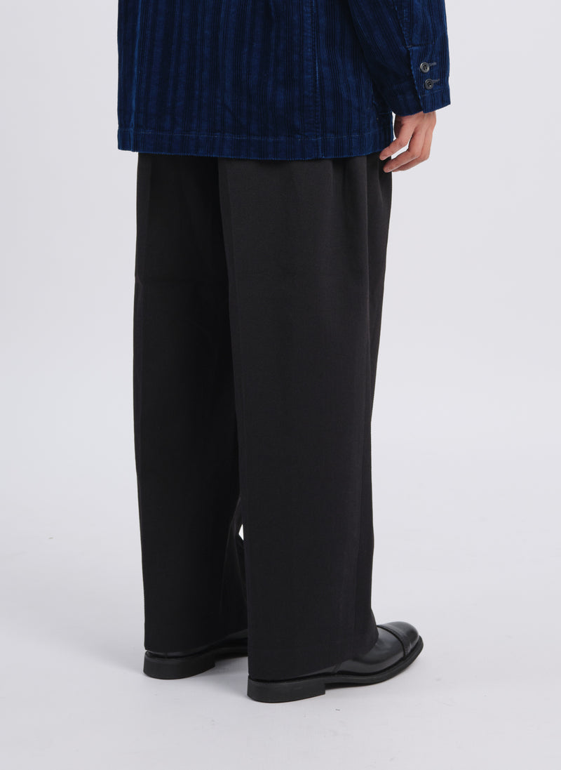 Solotex Garbardine (Work) Pleated WidePants (P-17)