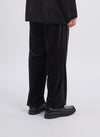 Micro Polyester Velour Twill Suit Pants