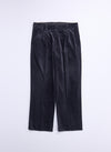 Micro Polyester Velour Twill Suit Pants