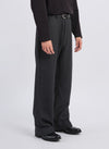 Marzotto Wool Straight Full Length Officer Pants