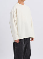 Heavy Cotton Jersey Raw Edge Top