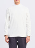 Mercerized Cotton Mock Neck Tee (T-05)