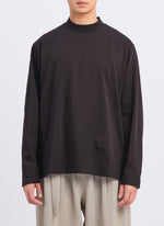 Mercerized Cotton Mock Neck Tee (T-05)