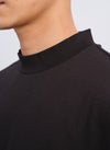 Mercerized Cotton Mock Neck Tee (T-05)