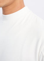 Mercerized Cotton Mock Neck Tee (T-05)