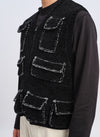 Polyester Velvet Knitted Waistcoat