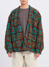 Wool Polyester Crochet Cardigan