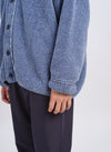 Polyester Velet Knitted Cardigan