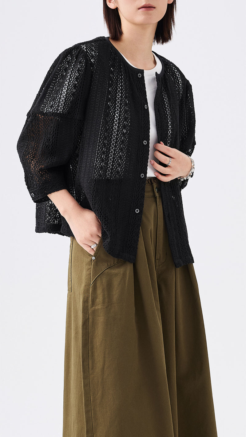 Doll Sleeves Lace Jacket