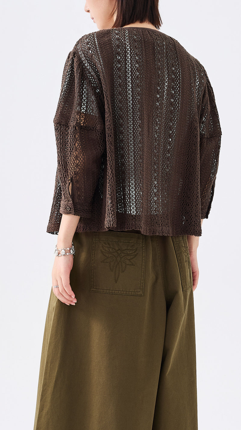 Doll Sleeves Lace Jacket