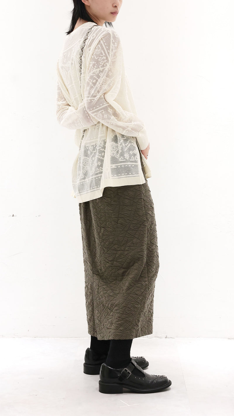 Textural Pencil Skirt