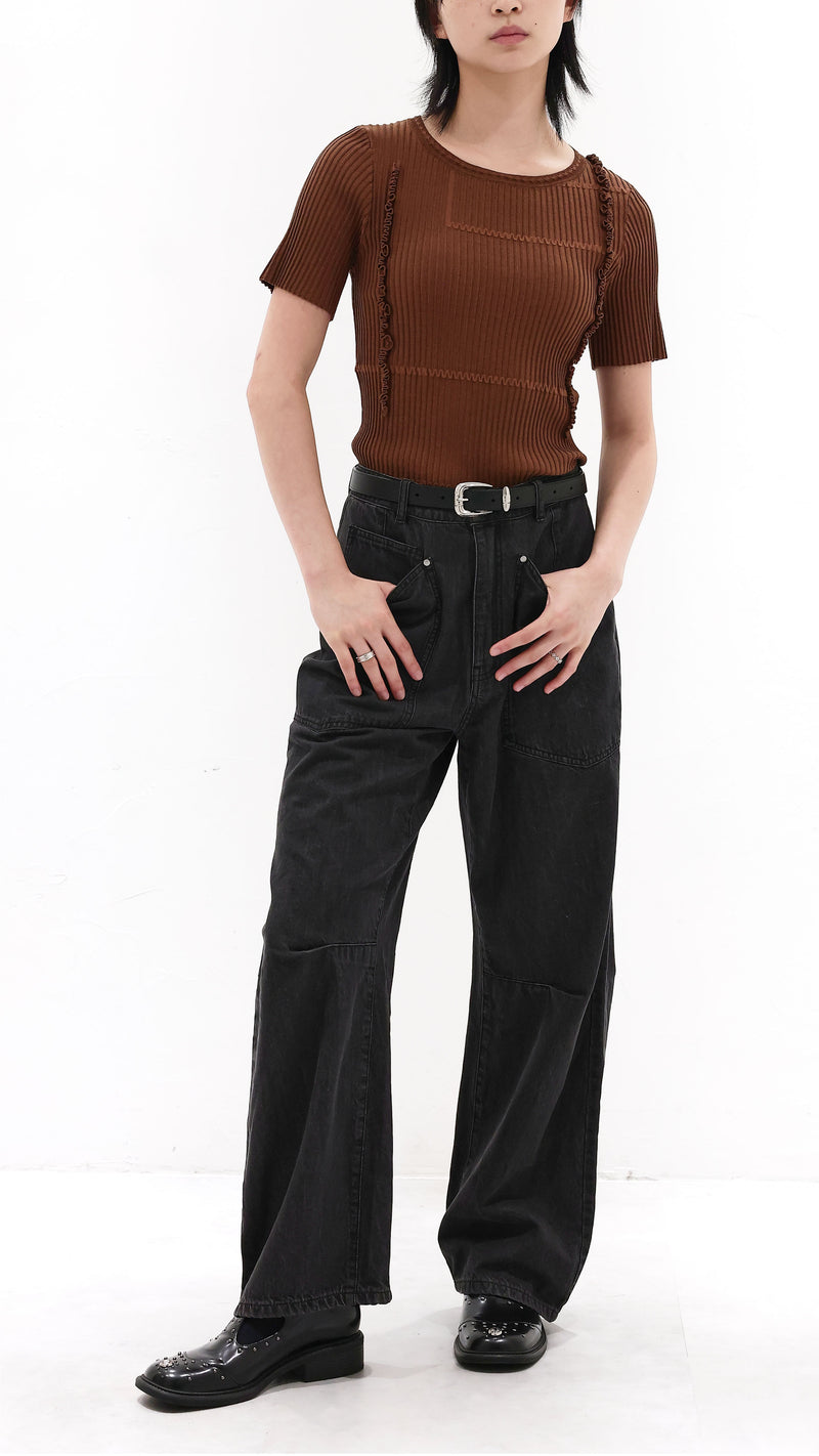 Basic Short Sleeves Sweater