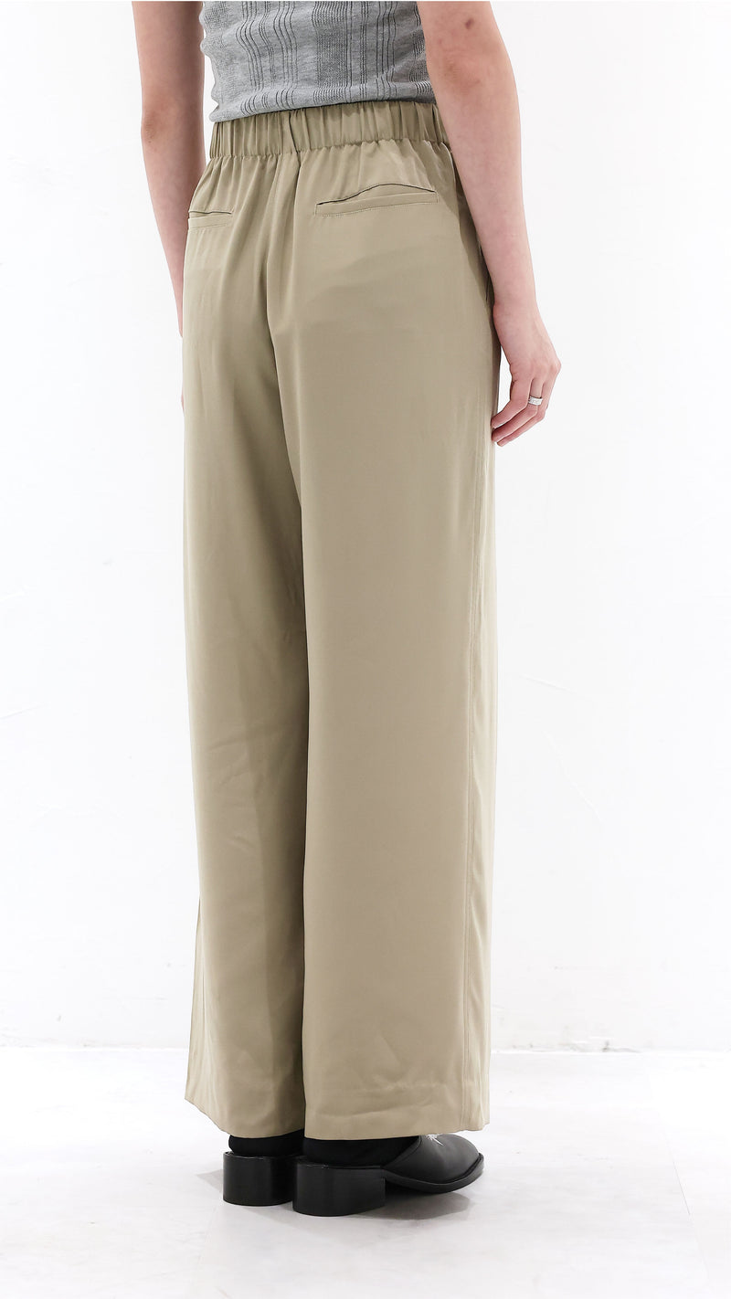 Wide-Leg Drawstring Pants