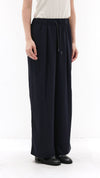 Wide-Leg Drawstring Pants