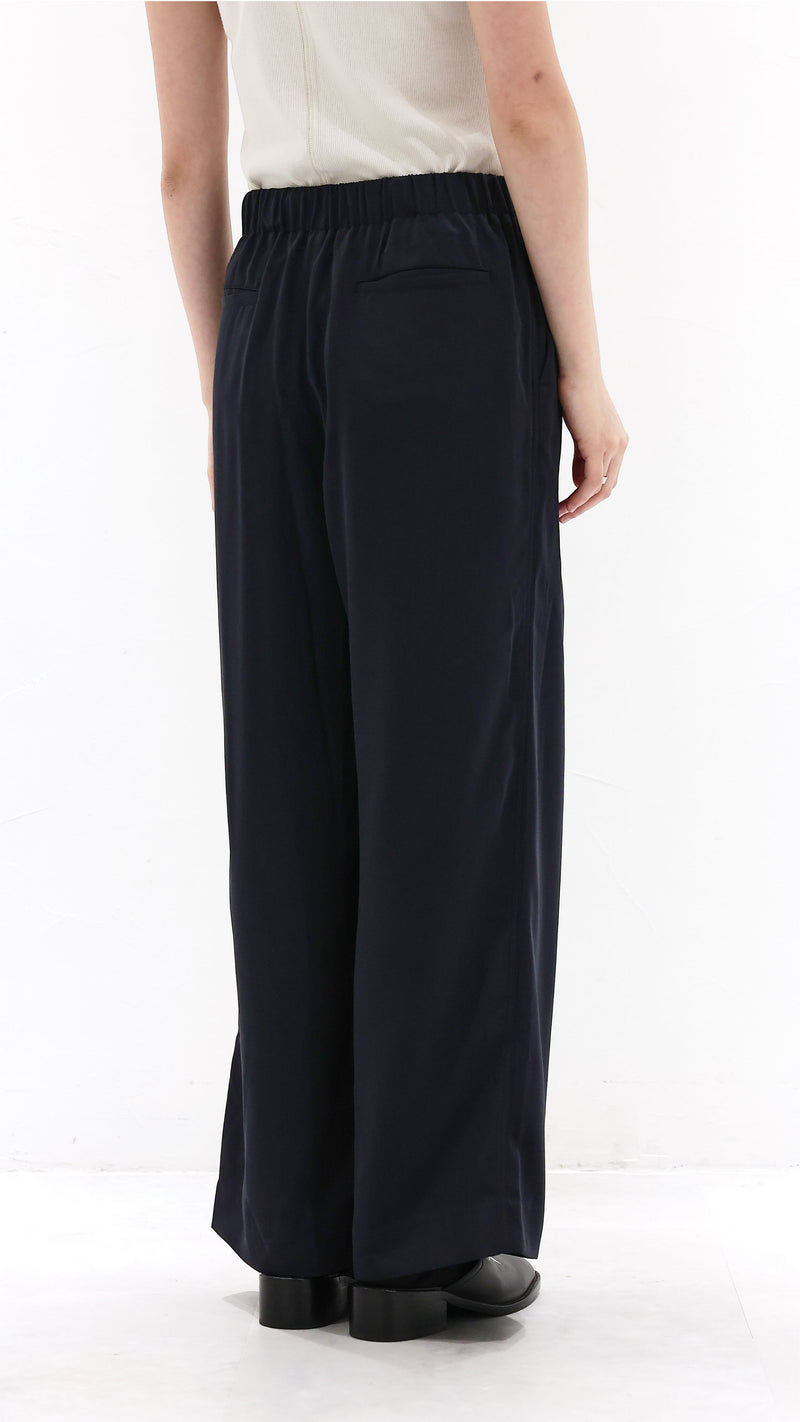 Wide-Leg Drawstring Pants