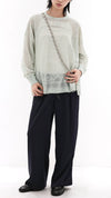 Wide-Leg Drawstring Pants
