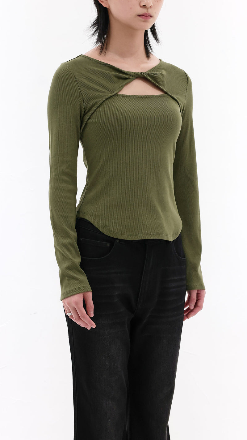 Boatneck Jersey Top