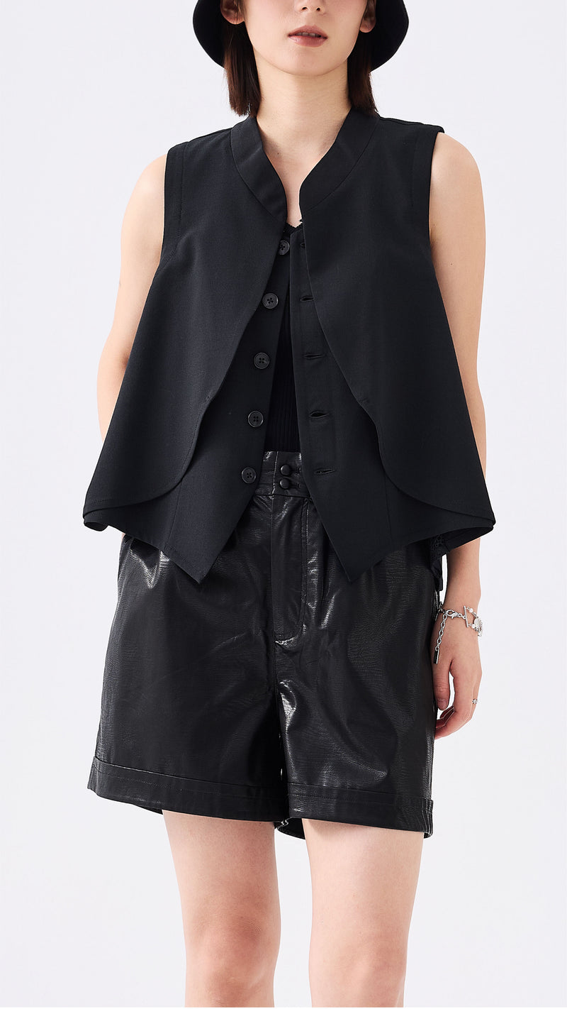 Waistcoat with Lace Detail