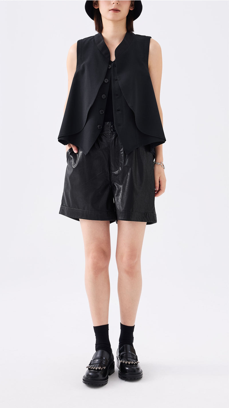 Waistcoat with Lace Detail