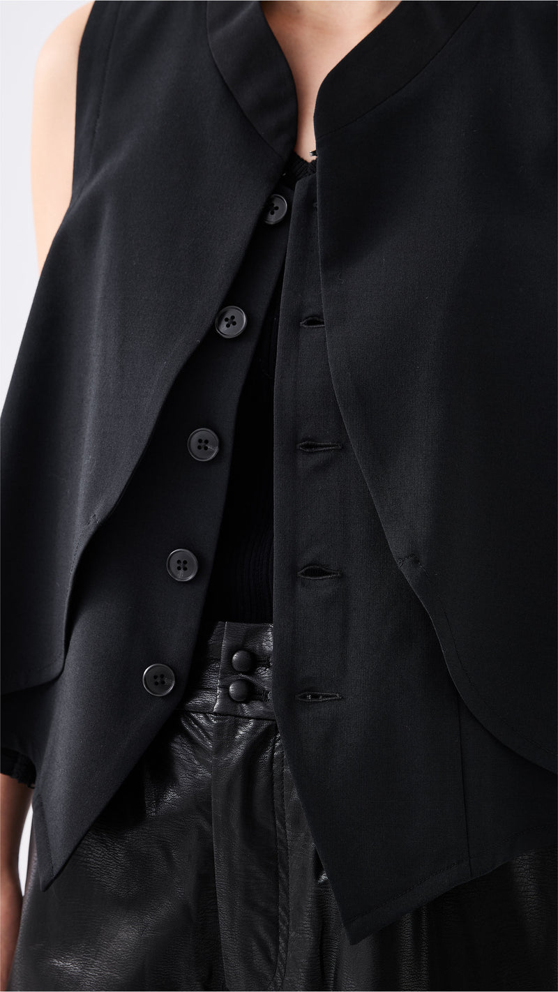 Waistcoat with Lace Detail