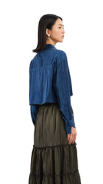 Kurashikizome Cropped Shirt