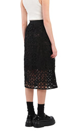 Cord Embroidery Skirt