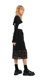 Cord Embroidery Skirt