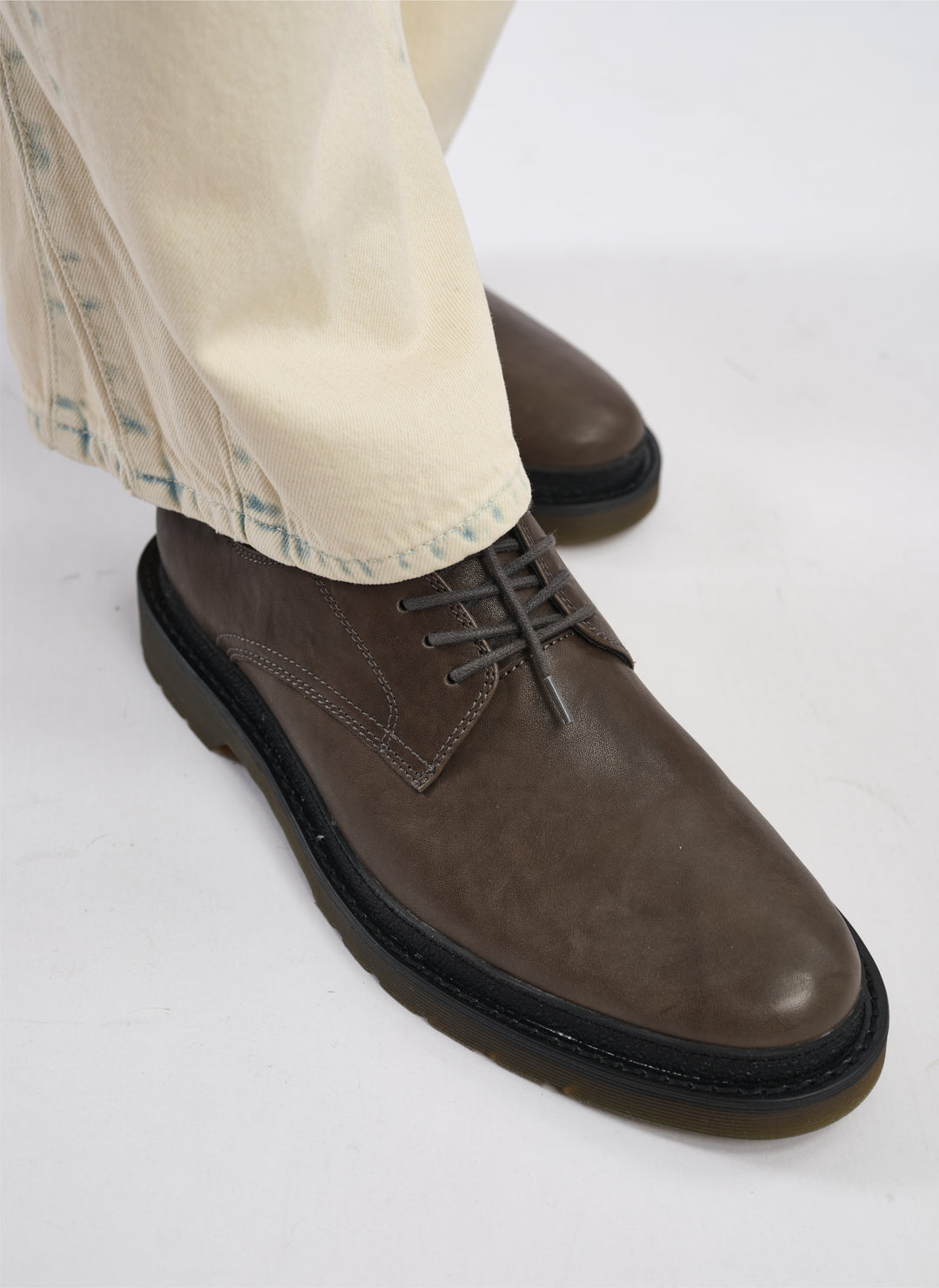 Leather Derby Shoes – initialfashion