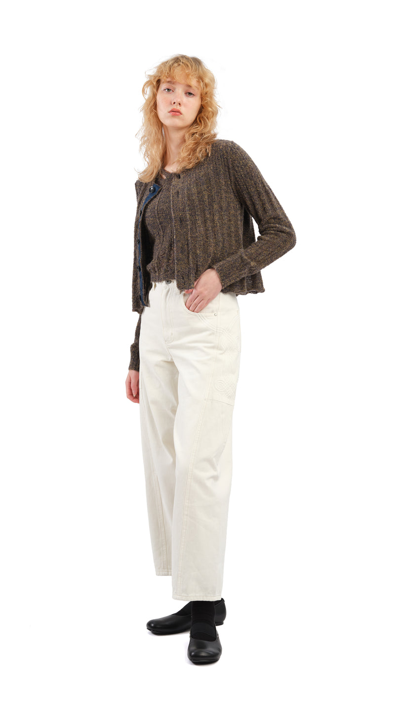 Boucle Cropped Cardigan