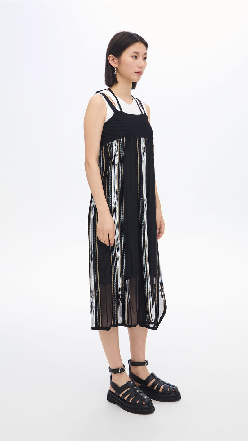 Pattern Knit Dress