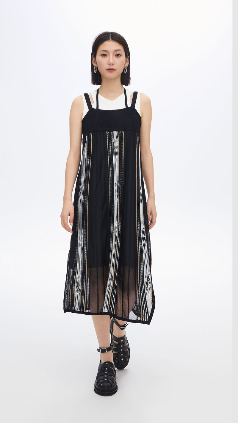 Pattern Knit Dress