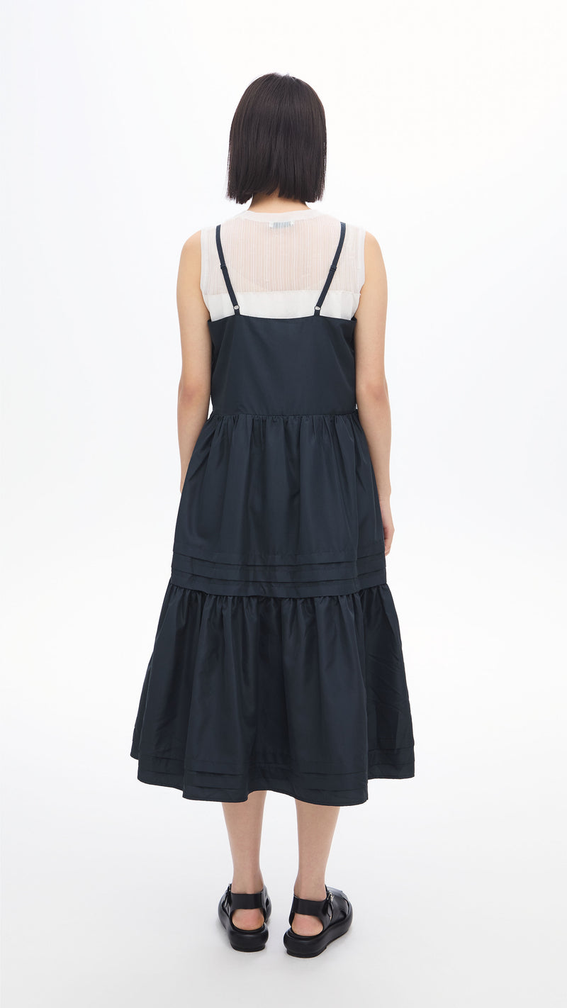 Gather Pleaded Dress