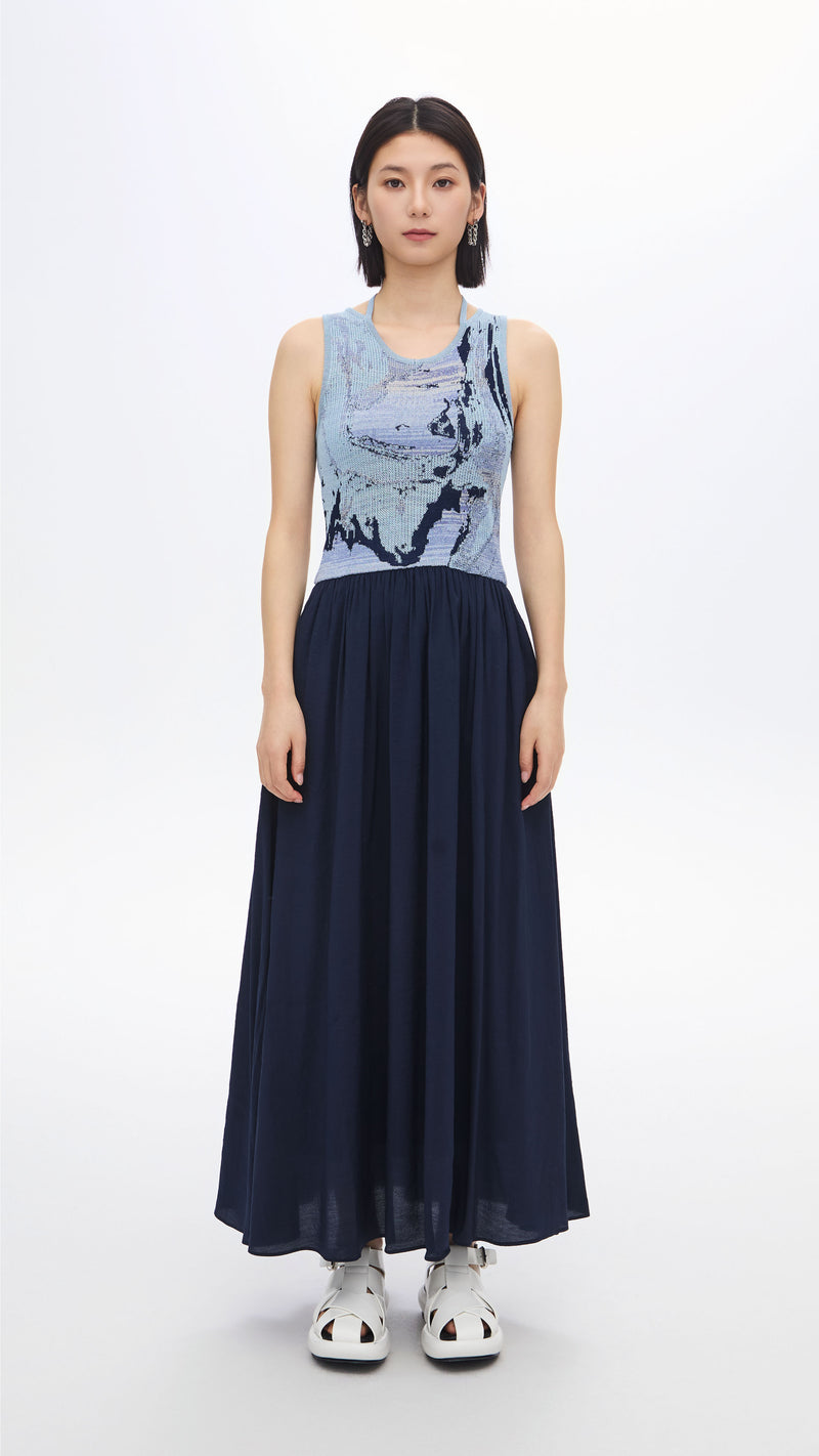 Jacquard 2 in 1 Dress