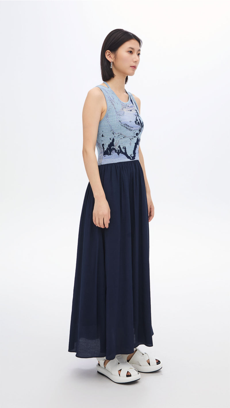 Jacquard 2 in 1 Dress
