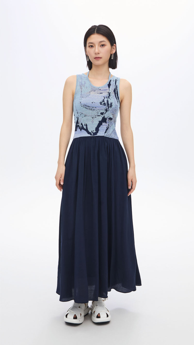 Jacquard 2 in 1 Dress