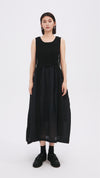 Nylon Patch Knit Dress