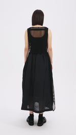 Nylon Patch Knit Dress