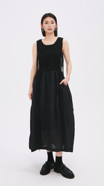 Nylon Patch Knit Dress