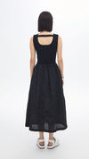 Nylon Patch Knit Dress