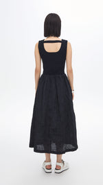 Nylon Patch Knit Dress
