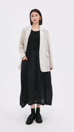 Nylon Patch Knit Dress