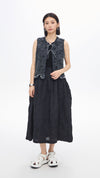 Nylon Patch Knit Dress