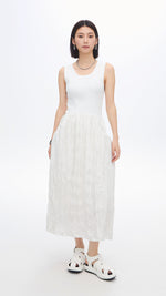 Nylon Patch Knit Dress