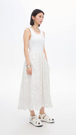 Nylon Patch Knit Dress