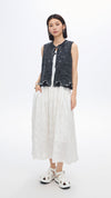 Nylon Patch Knit Dress
